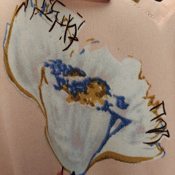 Plus Size Floral Spring Dress - Picture 5 of 7